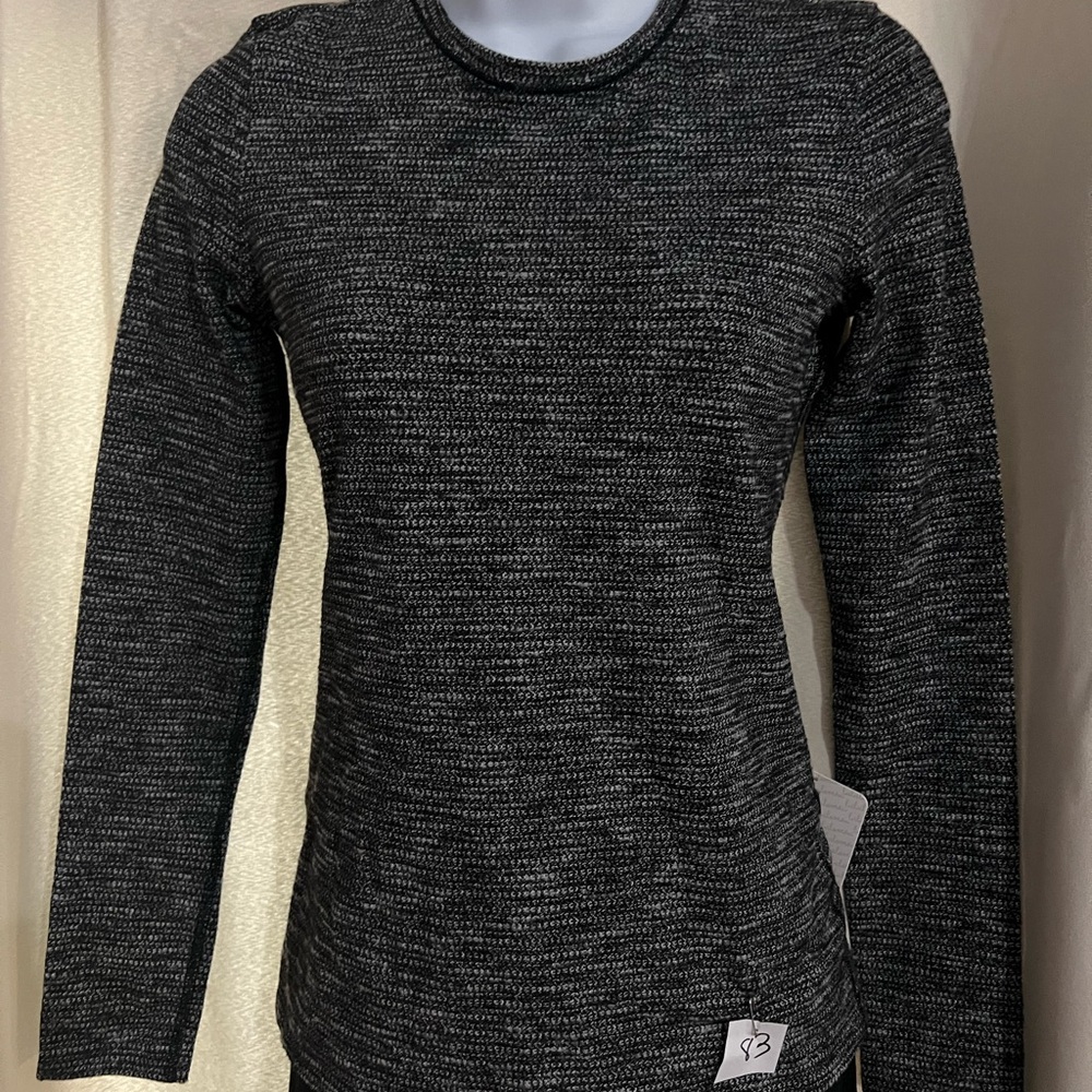 Lululemon Athletica Charcoal Crew Neck Sweater